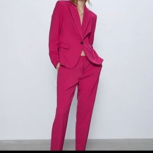 Zara Basic Blazer Fuschia (Pink) size 12